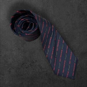 Vintage Horchow Novelty Men's 100% Silk Professional Tie US NAVY Gadsden Flag